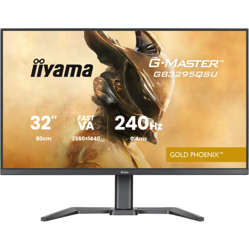 Iiyama G-Master GB3295QSU-B1 - QHD Monitor - 240Hz 0,4ms - Zwart