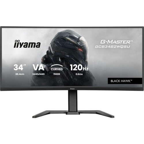 Iiyama G-Master GCB3482WQSU-B1 - Gamingmonitor 34"- 3440x1440 120Hz 0.6ms - Zwart