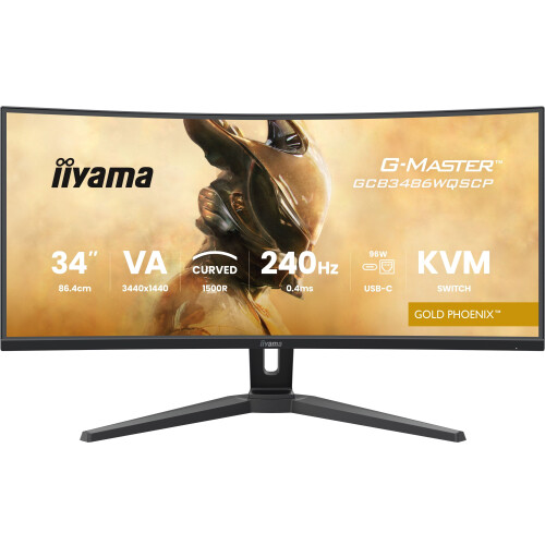 Iiyama G-Master GCB3486WQSCP-B1 - Gamingmonitor 34" - 240Hz 0.4ms - Zwart