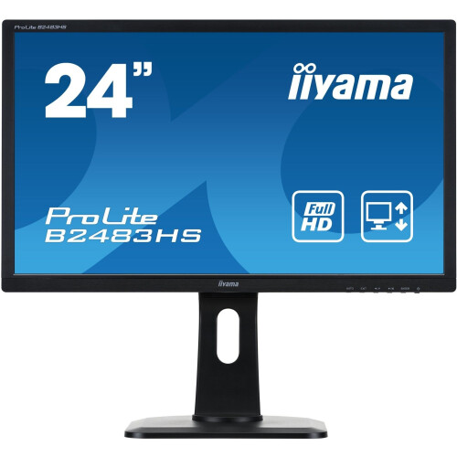 Iiyama ProLite B2483HS-B1 - Monitor 24 inch - 1920x1080 Full HD - Zwart Tweedehands