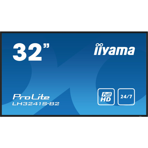 Iiyama ProLite LH3241S-B2 - Digital Signage Display - Full HD 31,5"IPS - Zwart Tweedehands