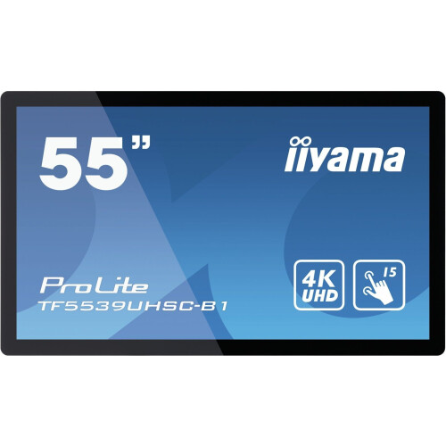 Iiyama ProLite TF5539UHSC-B1AG - LCD Scherm 55" 4K IPS - Zwart Tweedehands