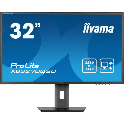 Iiyama ProLite XB3270QSU-B1 - Monitor - WQHD 2560x1440 100Hz IPS - Zwart Tweedehands