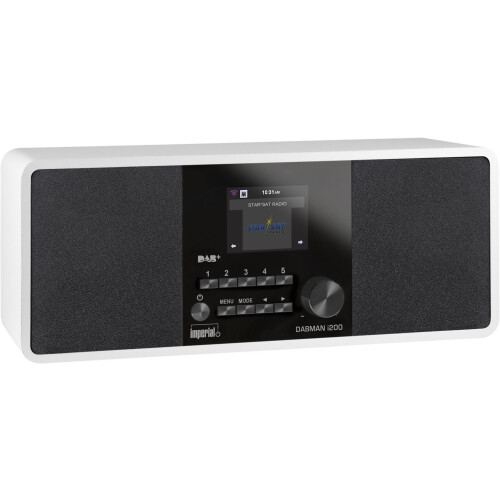 IMPERIAL DABMAN i200 - DAB+ FM Internetradio - Stereogeluid - Wit