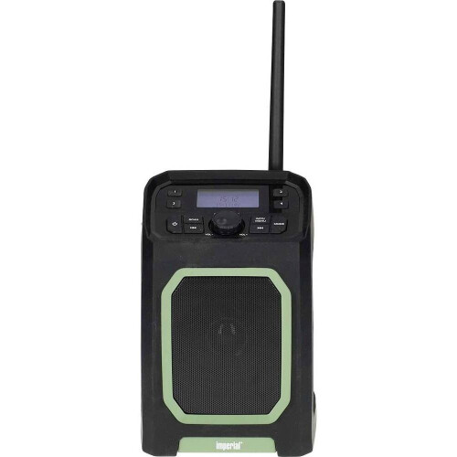 Imperial DABMAN OR 5 - Mobiele DAB+/FM buitenradio - Bluetooth 5.3 - Groen/Zwart Tweedehands