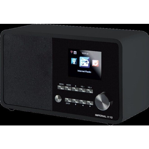 Imperial i110 - Internetradio - WiFi Bluetooth - Zwart