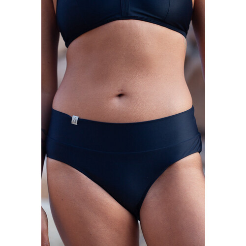 Inaska dames vegan Bikinibroekje Soft Waist Flow Zwart Tweedehands