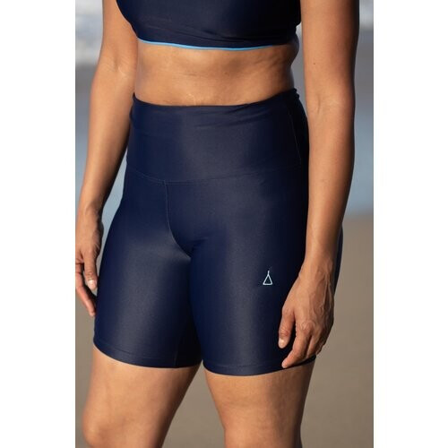 Inaska dames vegan Fietsbroek High Waist Donkerblauw Tweedehands