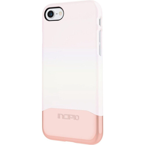 Incipio Edge Chrome Slider Case - iPhone SE (2020) / 8 / 7 - Stevig - Wit / Rose Goud
