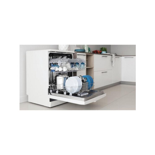 Indesit D2fhk26 - Vrijstaande Vaatwasser - 60 Cm Breed - 14 Couverts - Uitgestelde Start - 46 Db - Energieklasse E | Nieuw (outlet)