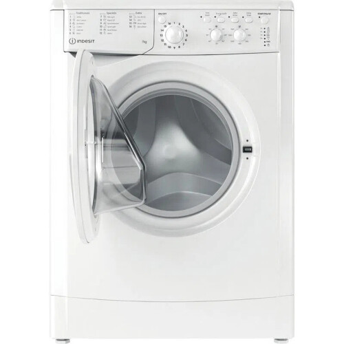 Indesit Iwc81283w - Wasmachine - 8 Kg - 1200 Tpm - Energieklasse D - Wit | Nieuw (outlet)