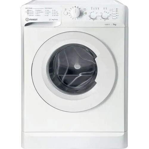 Indesit Mtwc71252w - Wasmachine - 7 Kg - 1200 Tpm - Mytime - Energieklasse E | Nieuw (outlet) Tweedehands