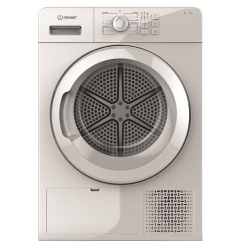 Indesit Ytcm087b - Condensdroger 7kg - Warmtepomp - Wit