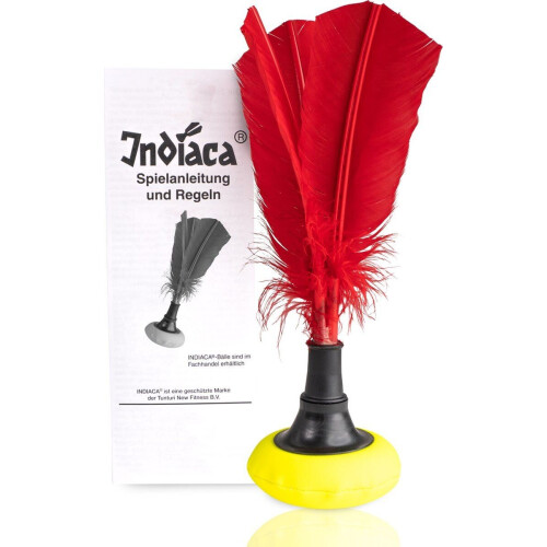 Tunturi Indiaca Toernooi - Indiaca Toernooi - Peteca Toernooi - Geel/Zwart/Rood