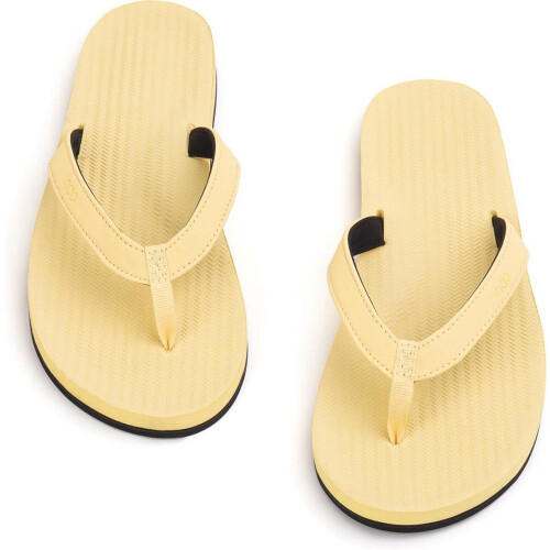 Indosole Flip Flops Essential Light - Dames Slippers - Maat 35/36 - Geel