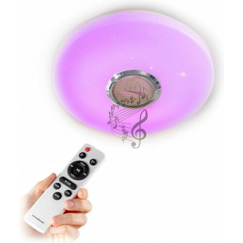 Innovagoods Plafondlamp LED - Ingebouwde speakers - 15 lichtinstellingen - Wit