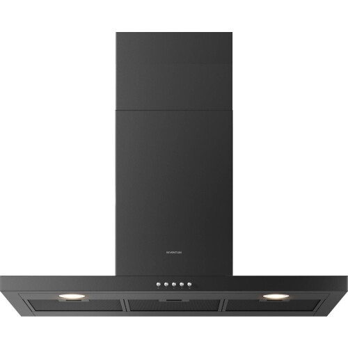 Inventum AKB9005ZWA - Wandschouw afzuigkap - 645 m3/h - 3 standen - Zwart