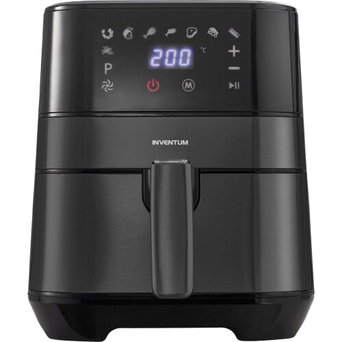 Inventum GF350HLDB - Airfryer - 3,5 liter - 8 automatische programma's - 80 tot 200 graden - Zwart Tweedehands