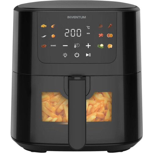 Inventum GF502HLDB - Airfryer - 5 liter - 11 automatische programma's - Zwart