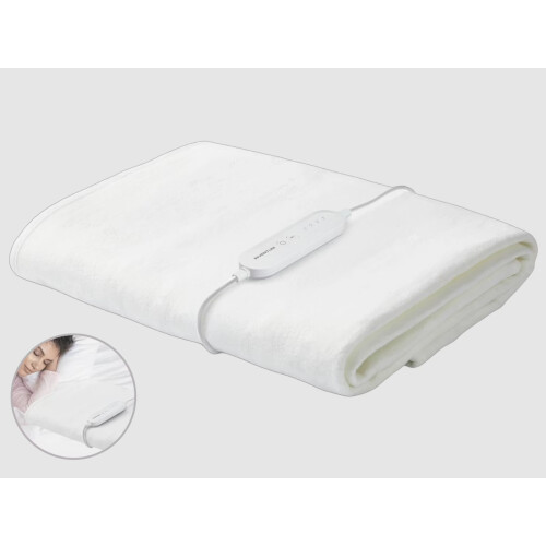 Inventum HN132 - Elektrisch Onderdeken - 4 Warmtestanden - Fleece Wit 150 x 80 cm Tweedehands