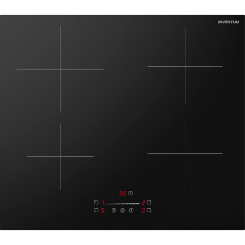 Inventum IKI6008 - Inbouw inductiekookplaat - 4 kookzones - Randloos - Zwart