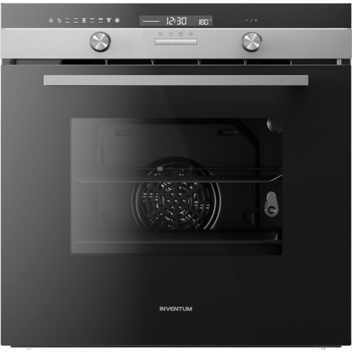 Inventum IOM6170RK - Inbouw combi-oven - 70 liter - 9 ovenprogramma's - Zwart/RVS