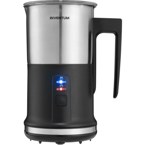 Inventum MK350 - Elektrische melkopschuimer - Warm/koud opschuimen 115/240 ml - PFAS vrij - Zwart/RVS Tweedehands
