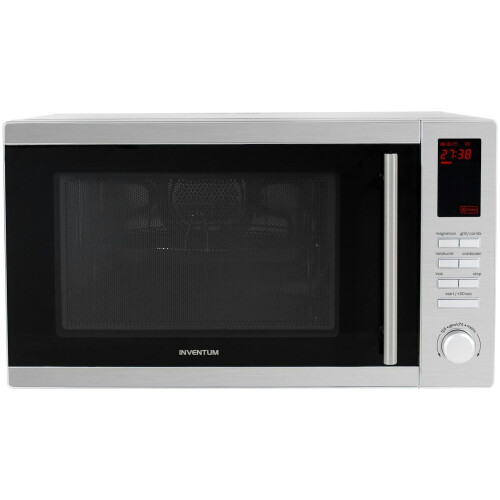 Inventum MN255C - Combimagnetron - 25 liter - Zilver