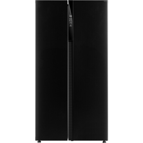 Inventum SKV0178B - Amerikaanse koelkast - 555 liter - Zwart