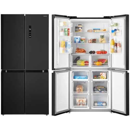 Inventum SKV4178B - Amerikaanse koelkast - No Frost - 474 liter - Zwart