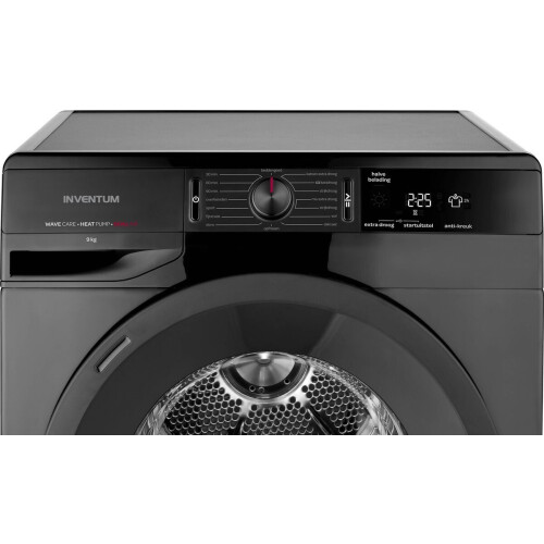 Inventum Vdw9001b - Warmtepompdroger - 9 Kg - 65 Db - Energieklasse A++ - Zwart | Tweedehands (Refurbished)