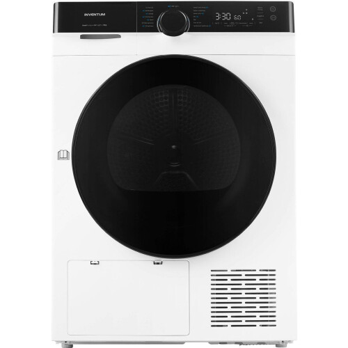 Inventum VDW9030W - Warmtepompdroger - 9kg - 14 programma's - UV-licht - Stil-functie - Trommelverlichting - Wit