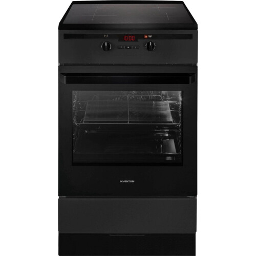 Inventum VFI5042ZWA - Vrijstaand inductie fornuis - 4 kookzones - 65 liter oven - Zwart