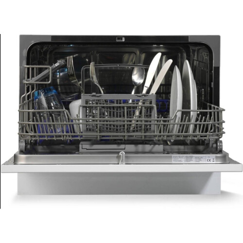 Inventum Wqp6-3602d - Vrijstaande Compacte Vaatwasser - 43.8 Cm Hoog - 6 Couverts - Energieklasse F