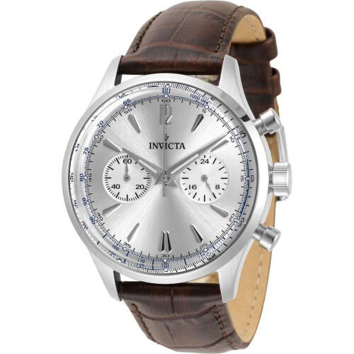 Invicta Vintage 35113 - Herenhorloge - 40mm - Zilver Tweedehands
