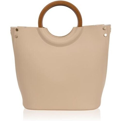 INYATI dames vegan Viviana Tote Beige Tweedehands