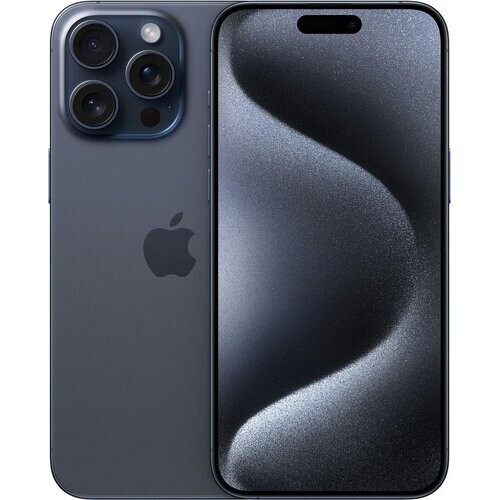 Refurbished iPhone 15 Pro Max 256GB - Blauw Titanium - Simlockvrij Tweedehands