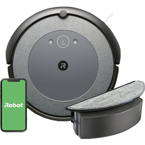 iRobot Roomba Combo i5 - Robotstofzuiger - 2-in-1 functie (stofzuigen en dweilen) Tweedehands