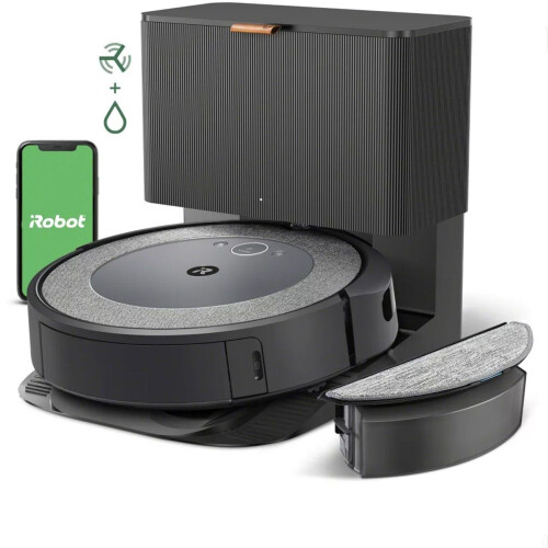 iRobot Roomba Combo i5+ - Robotstofzuiger en Dweil - 60 Dagen Automatisch Leegstation Tweedehands