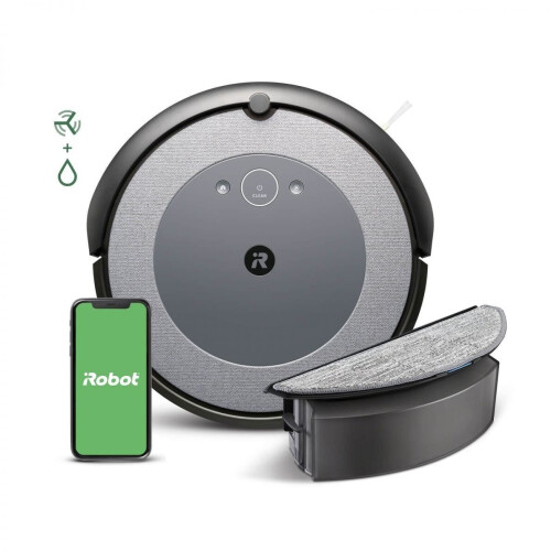 iRobot Roomba Combo i5 - Robotstofzuiger en dweilrobot - Stofzuigen en dweilen tegelijk