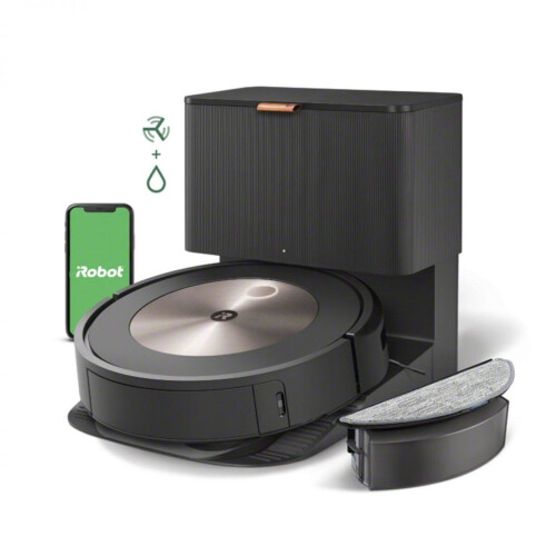 iRobot Roomba Combo j5+ - Robotstofzuiger en dweilrobot - Stofzuigen en dweilen inéén - Inclusief CleanBase®