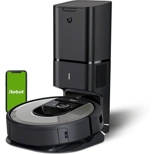 iRobot® Roomba® i7+ - Robotstofzuiger - Slimme navigatie automatische vuilafvoer - Zilver Zwart Tweedehands