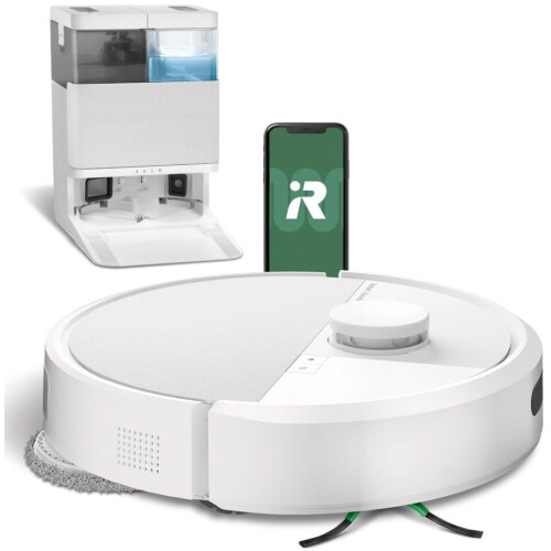 iRobot Roomba Plus 405 - Robotstofzuiger - AutoWash™ Dock 70x zuigkracht - Wit Tweedehands
