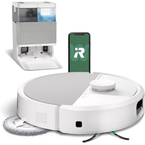 iRobot Roomba Plus 505 - Robotstofzuiger - AutoWash™ Dock - DualClean™ dweilpads Tweedehands
