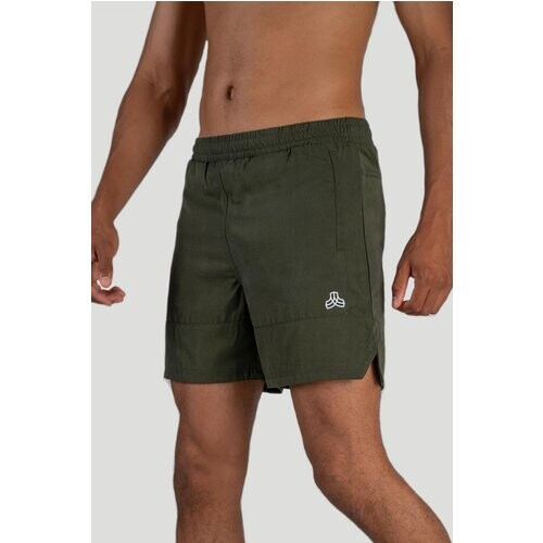 Iron Roots mannen vegan Sport Performance Short Eucalyptus Pine Green Tweedehands