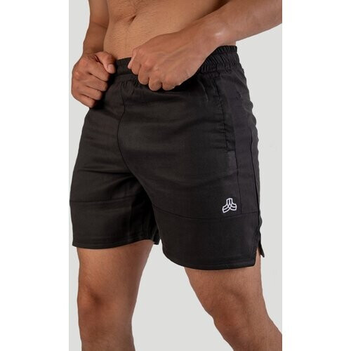 Iron Roots mannen vegan Sport Shorts Zwart Tweedehands