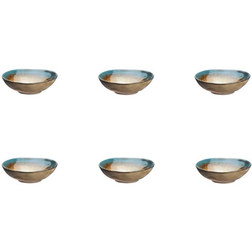 ISLAND Schaaltje - Rond -Ø11,5cm - Keramiek Bruin (6 stuks)