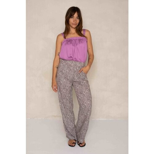 J LABEL dames vegan Broek Meena Dierenprint Tweedehands