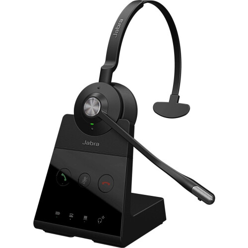 Jabra Engage 65 - Draadloze headset - Geluidsonderdrukking - Zwart Tweedehands