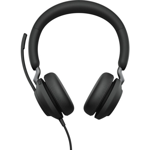 Jabra Evolve2 40 - USB-C Duo Headset - 360° busylight - Zwart